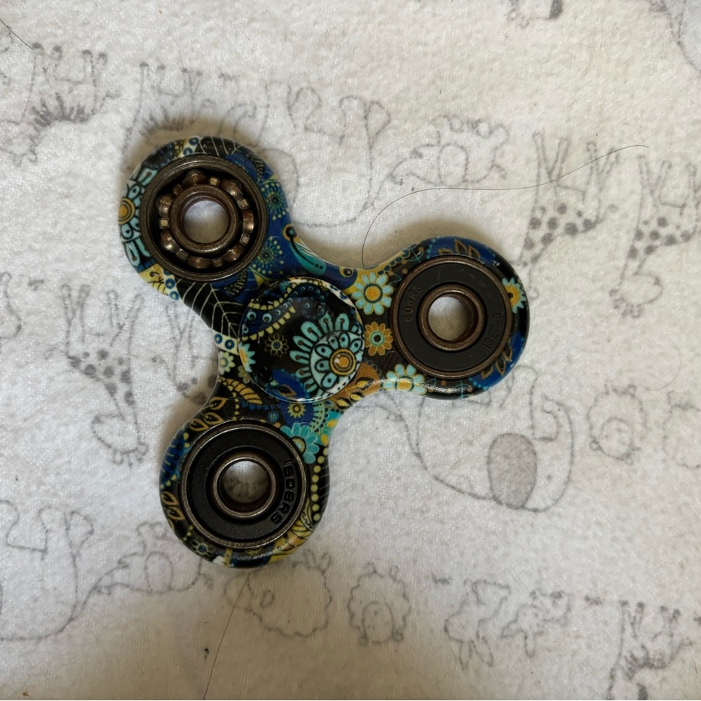 Colorful Patterned Fidget Spinner